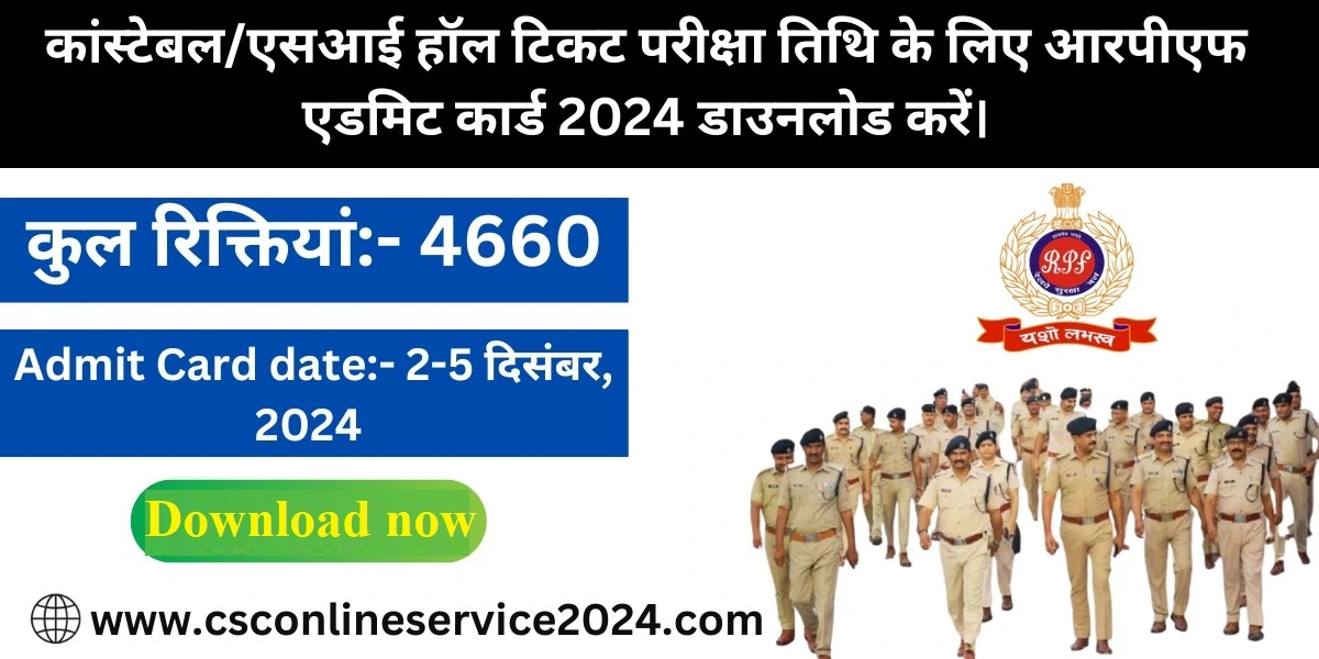 RPF Admit Card