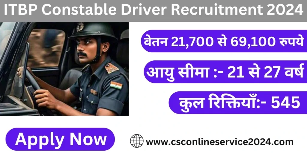 ITBP Recruitment 2024