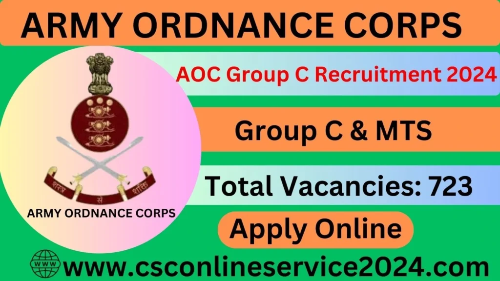 AOC Group C Recruitment 2024