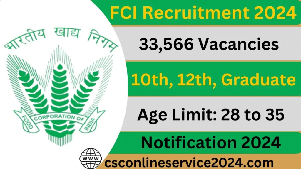 FCI Recruitment 2024