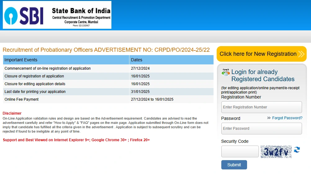 SBI PO Notification 2025 – Apply Online for 600 Posts