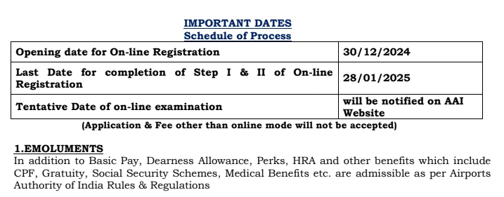 Airport Authority of India Recruitment 2024