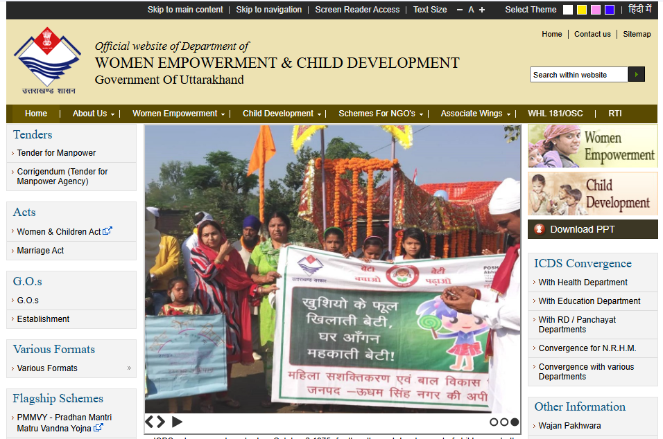 Women Empowerment and Child Development