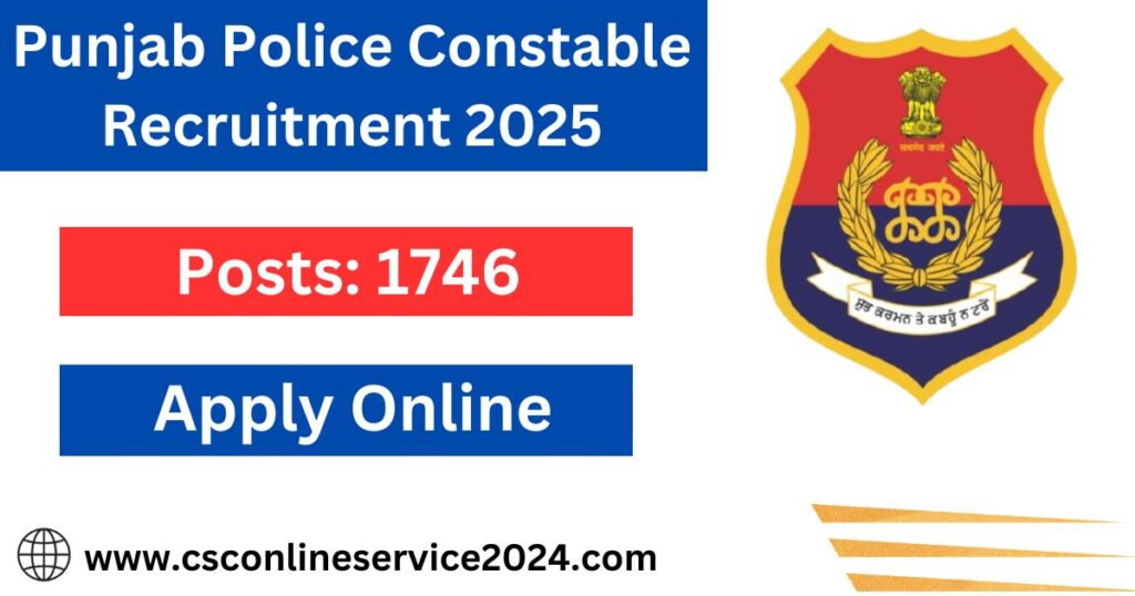 Punjab Police Constable Recruitment 2025