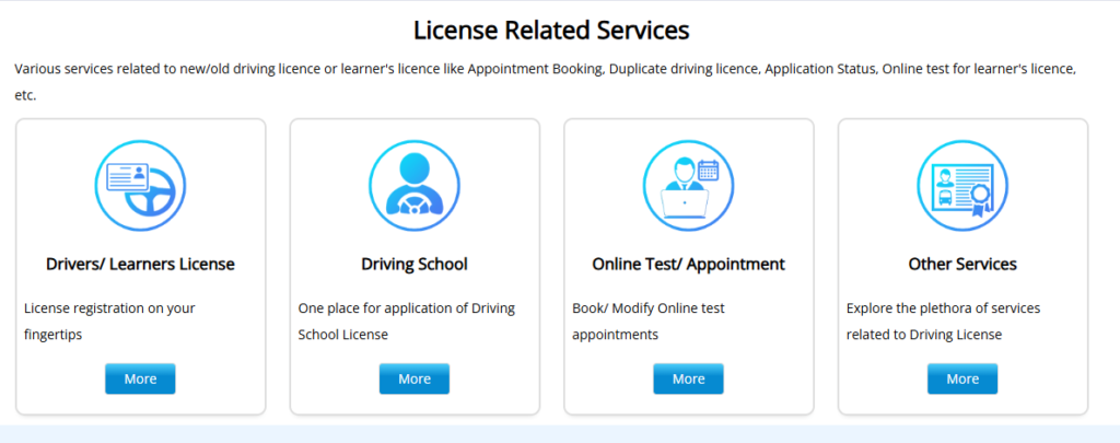 Driving Licence Online Apply