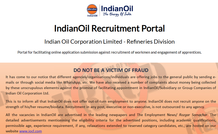 IOCL Apprentice