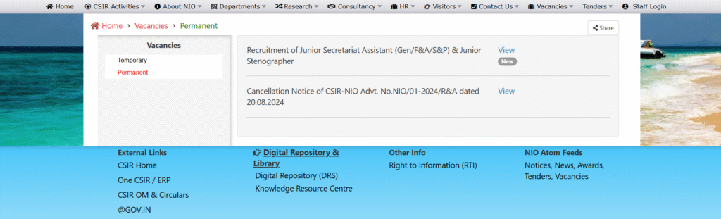 CSIR-NIO