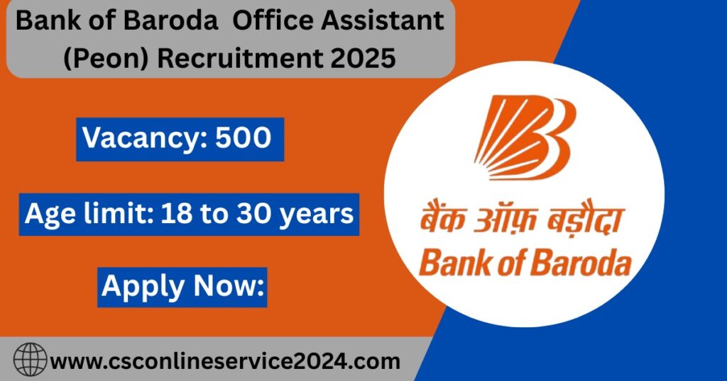 Bank of Baroda Recruitment 2025