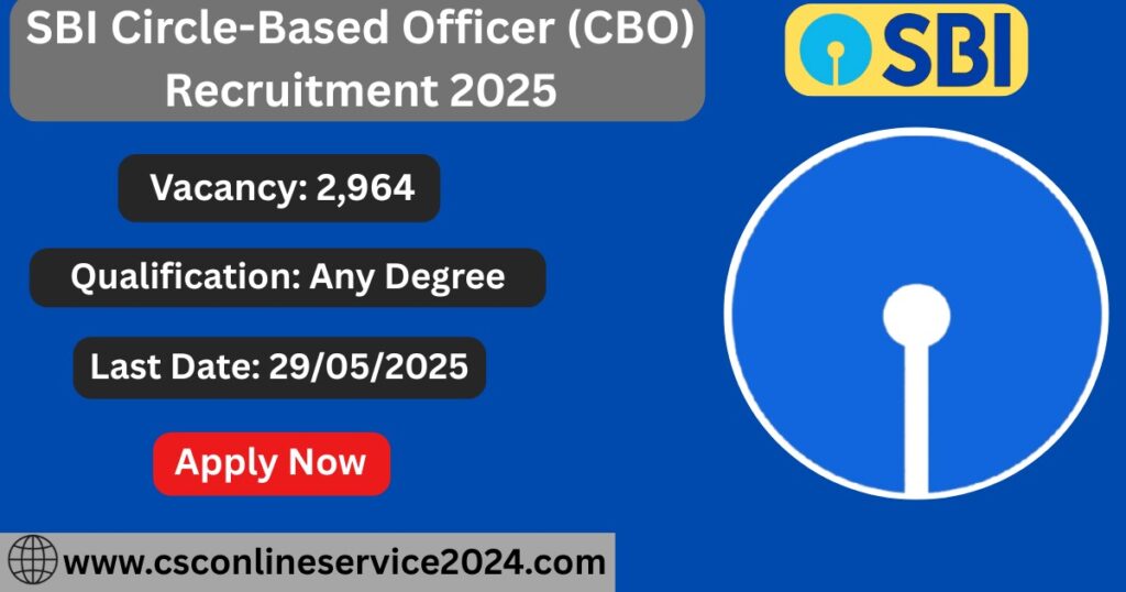 SBI Recruitment 2025 Circle-Based Officer
