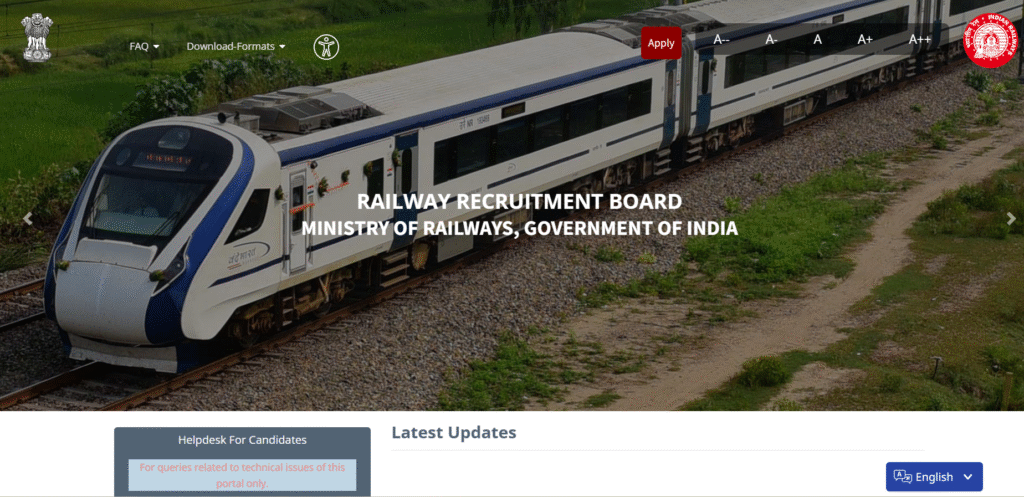 RRB Technician Recruitment 2025