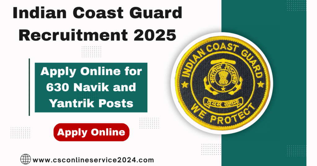 Indian Coast Guard Recruitment 2025