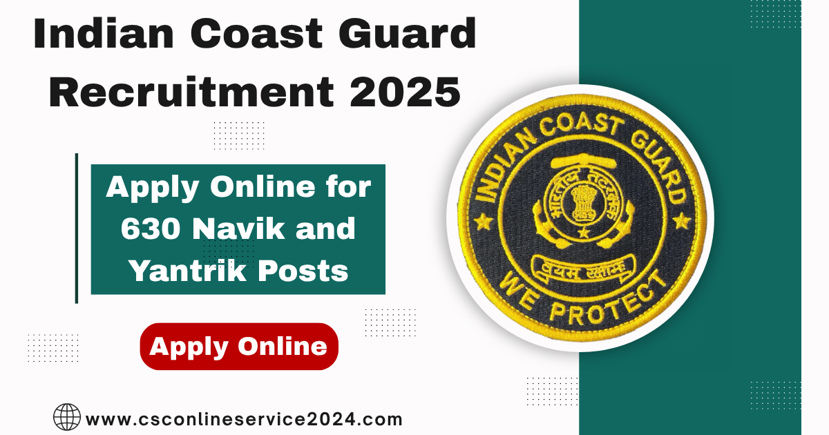 Indian Coast Guard Recruitment 2025