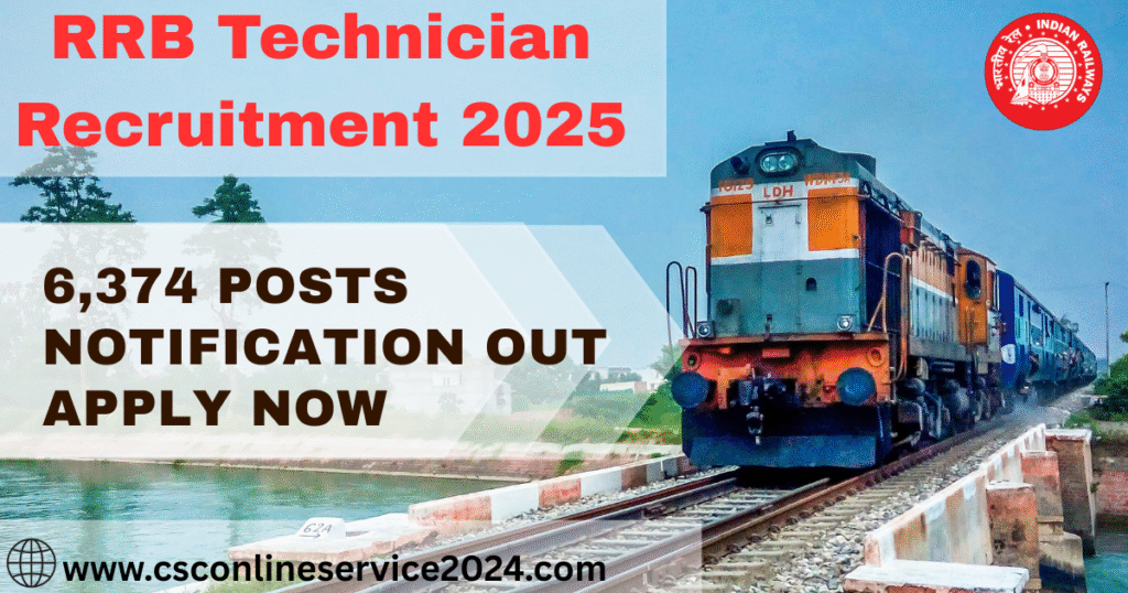 RRB Technician Recruitment 2025