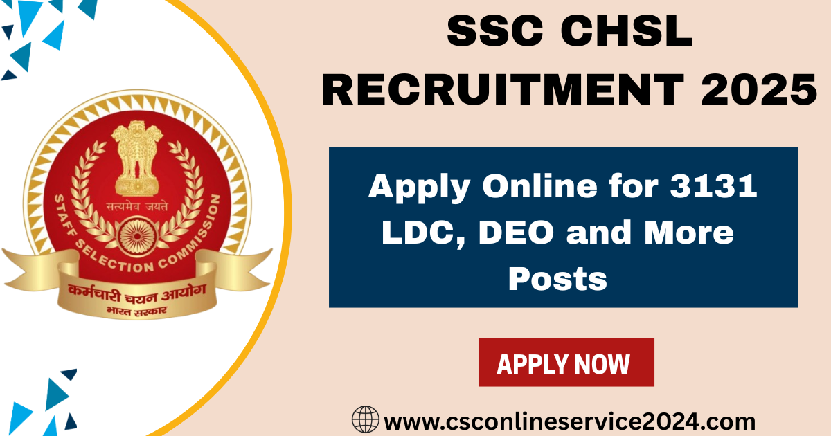 SSC CHSL Recruitment 2025