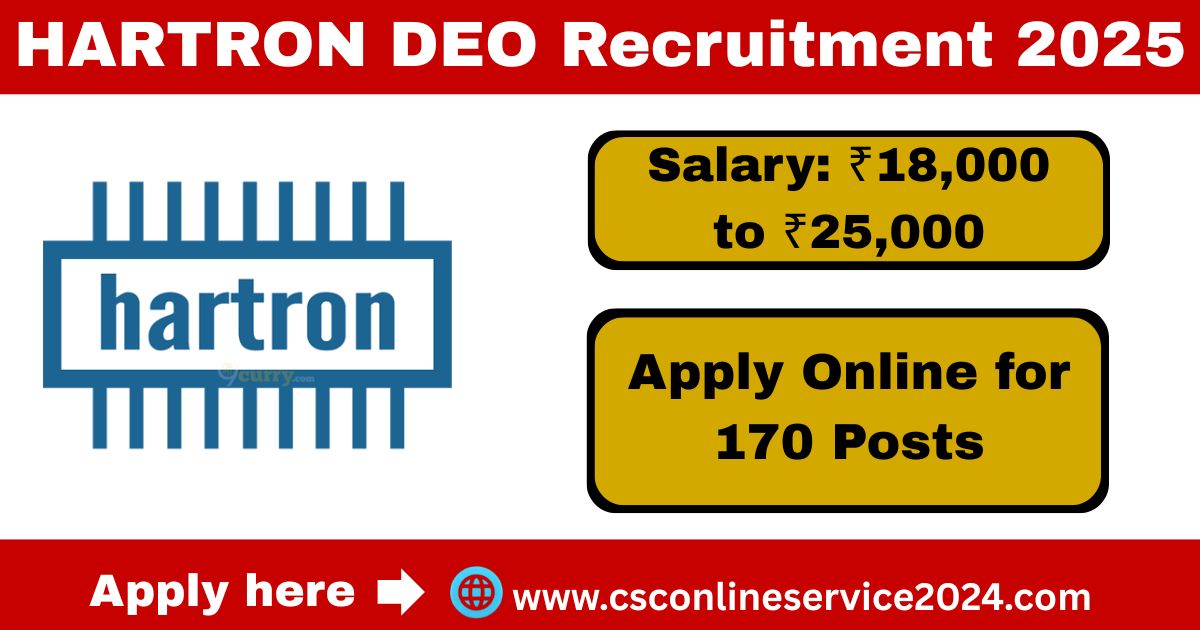 HARTRON DEO Recruitment 2025