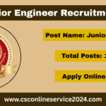 SSC Junior Engineer Recruitment 2025