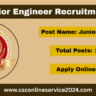 SSC Junior Engineer Recruitment 2025