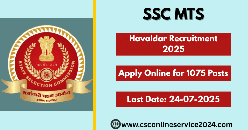 SSC MTS Havaldar Recruitment 2025