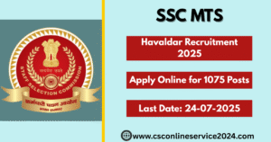 SSC MTS Havaldar Recruitment 2025
