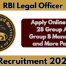 RBI Legal Officer Recruitment 2025