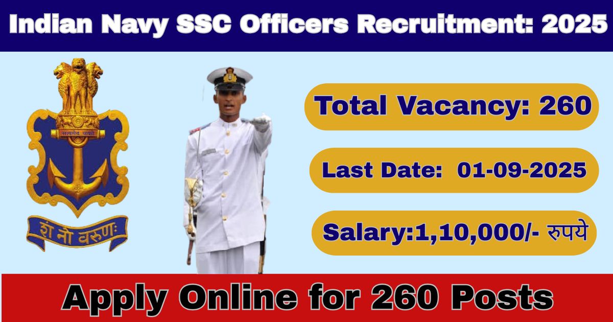 Indian Navy SSC Officer Vacancy 2025