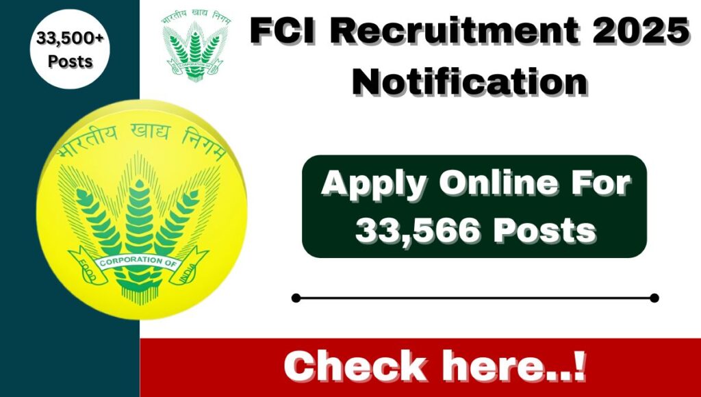 FCI Recruitment 2025