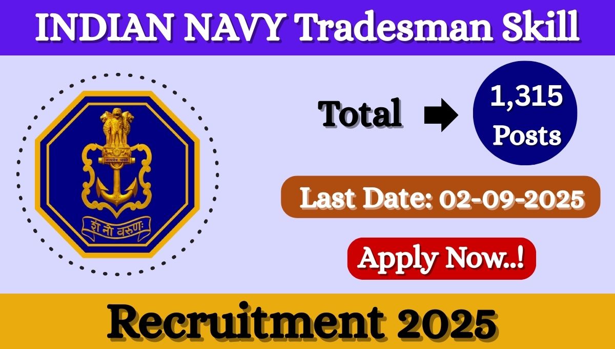 INDIAN NAVY Tradesman Skill