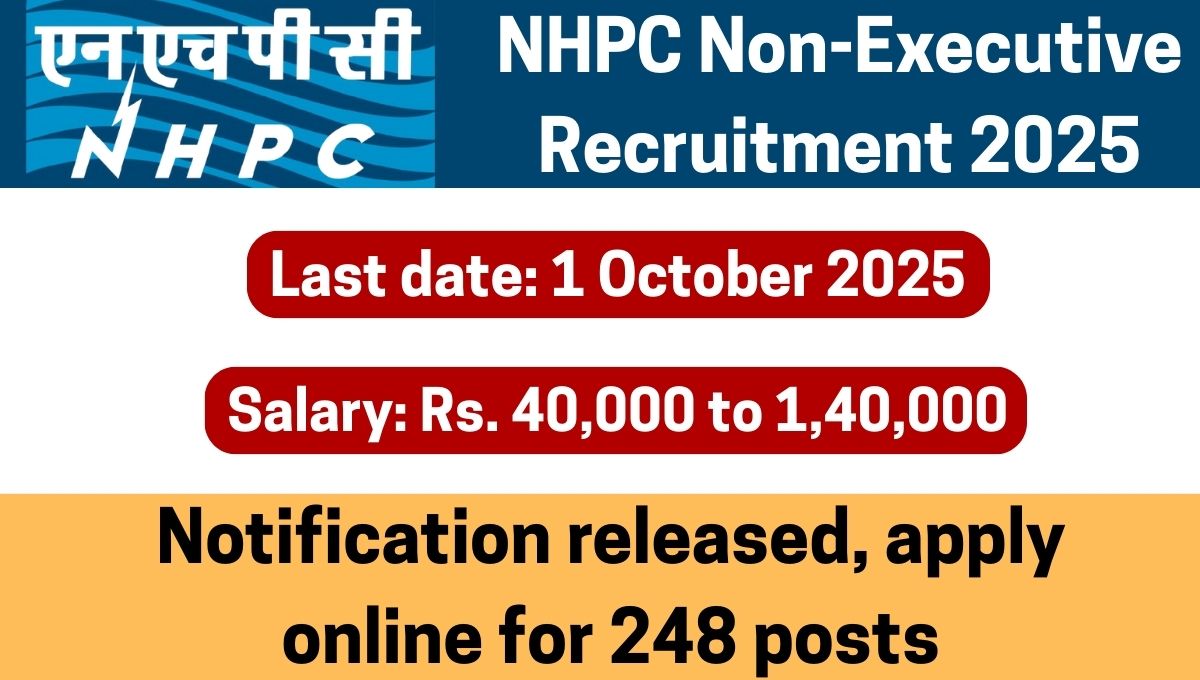 NHPC Non-Executive Recruitment 2025