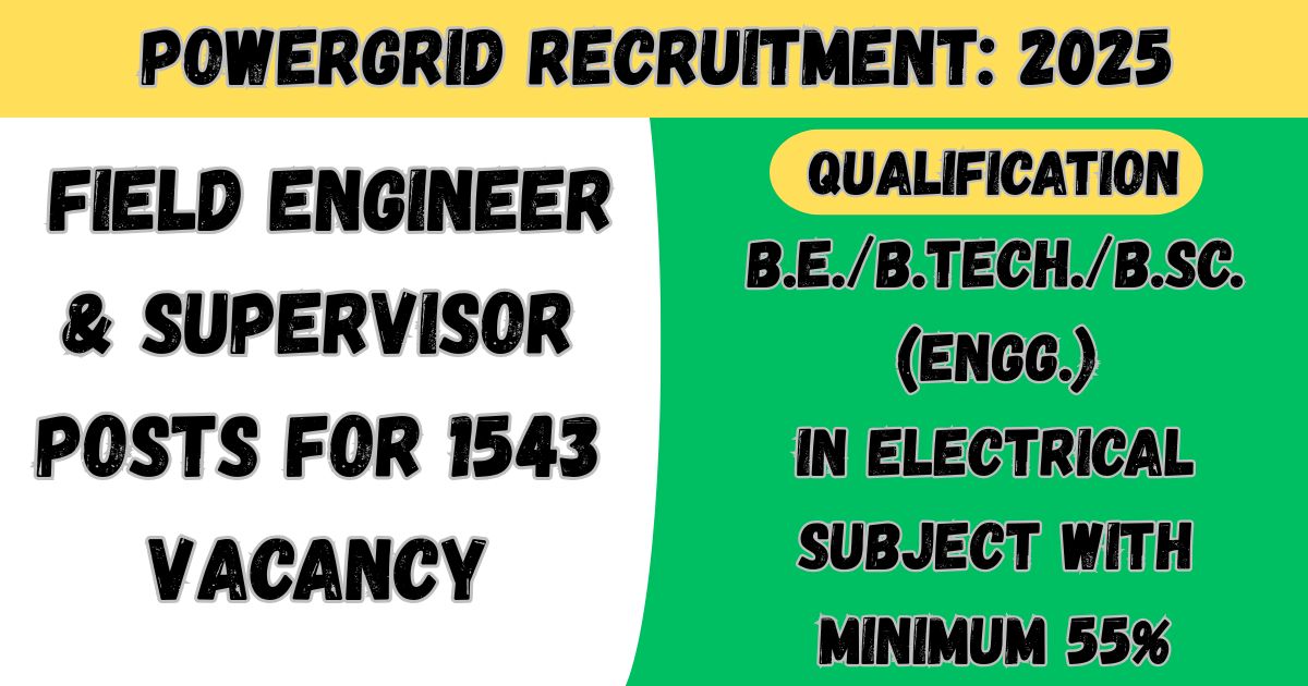 Powergrid Field Engineer & Supervisor