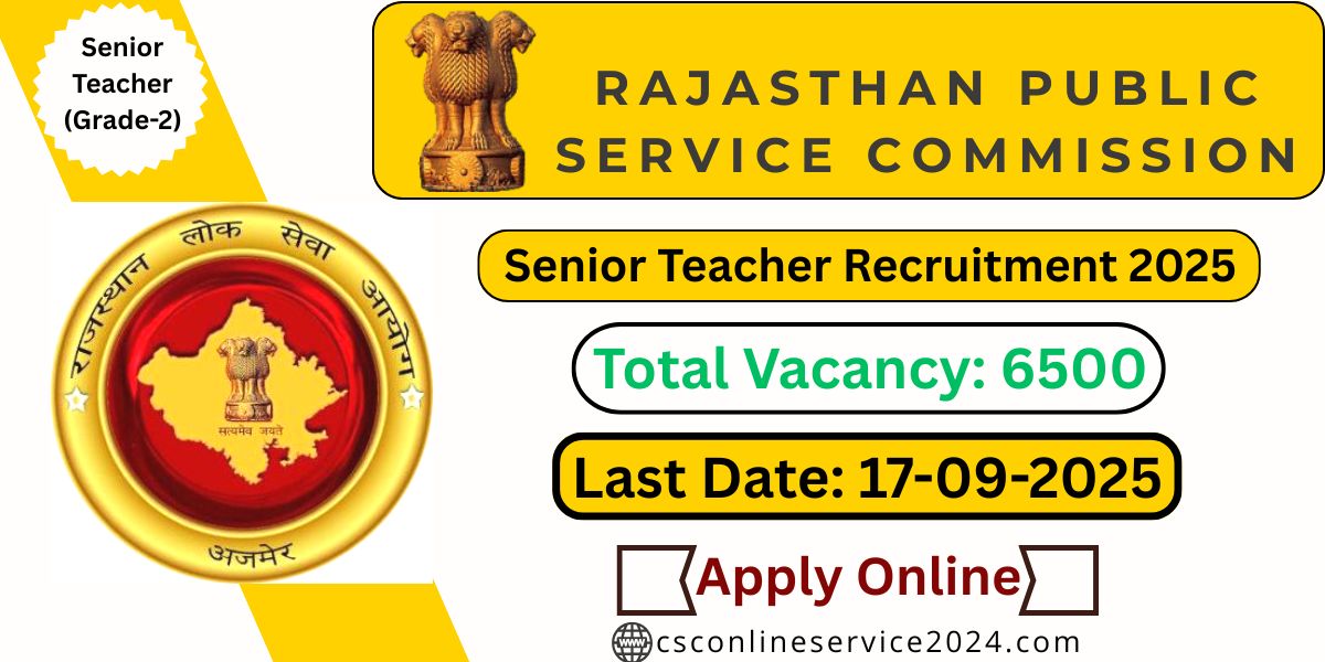 RPSC 2nd Grade Teacher Recruitment 2025