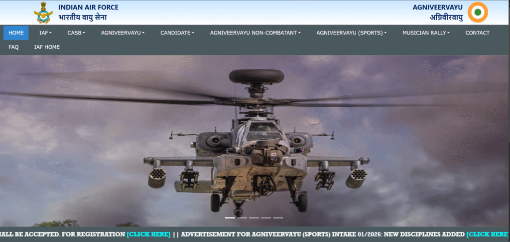 IAF Agniveervayu Non Combatant Vacancy 2025