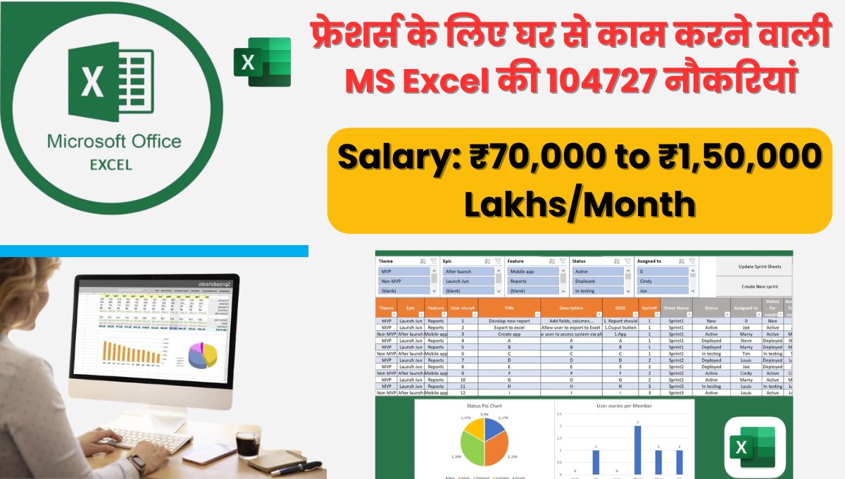 MS Excel Jobs for Freshers