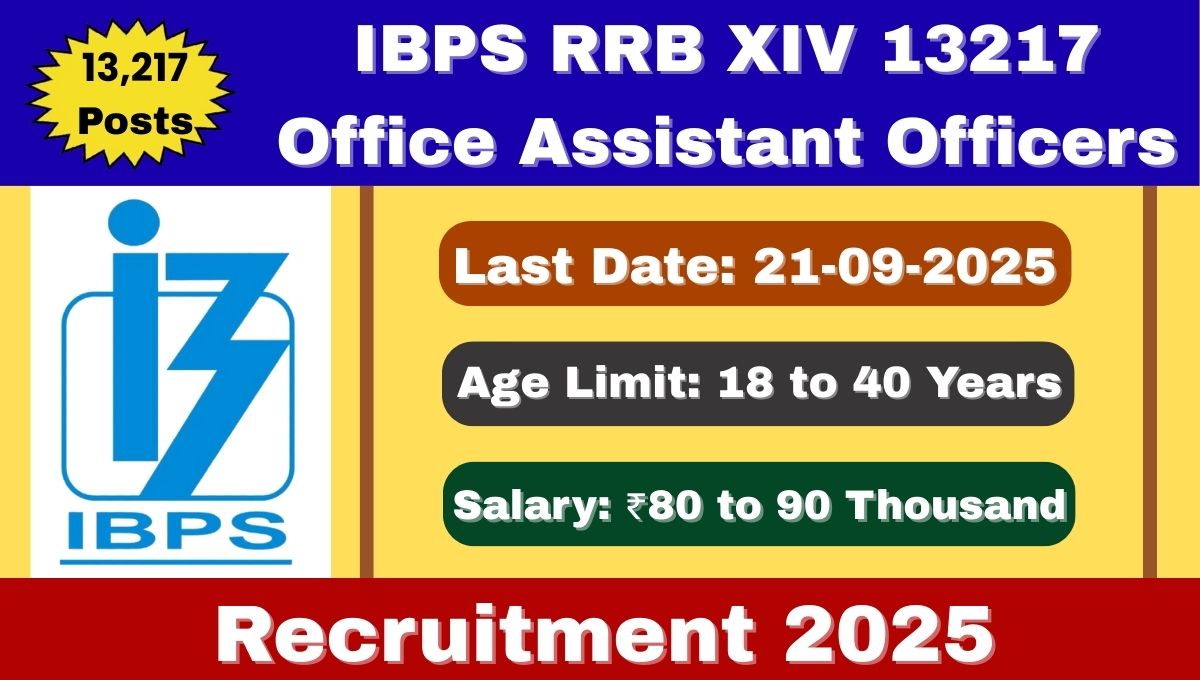 IBPS RRB XIV 13217 Office Assistant Officers