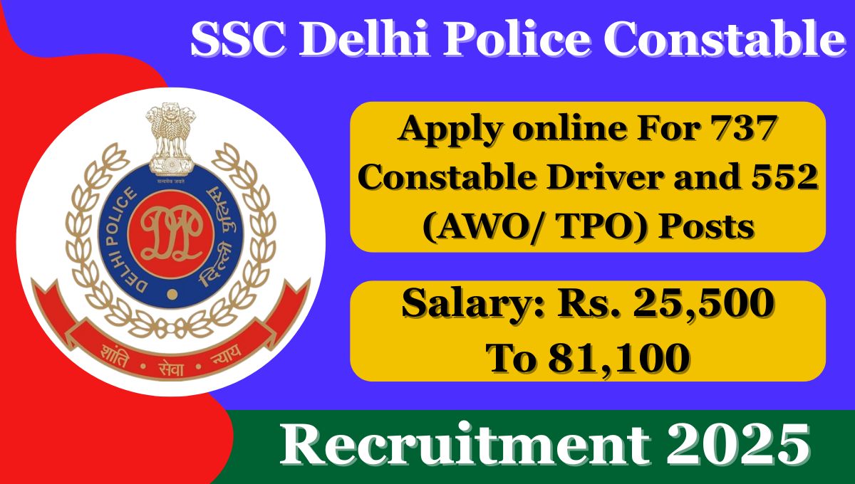 SSC Delhi Police Constable