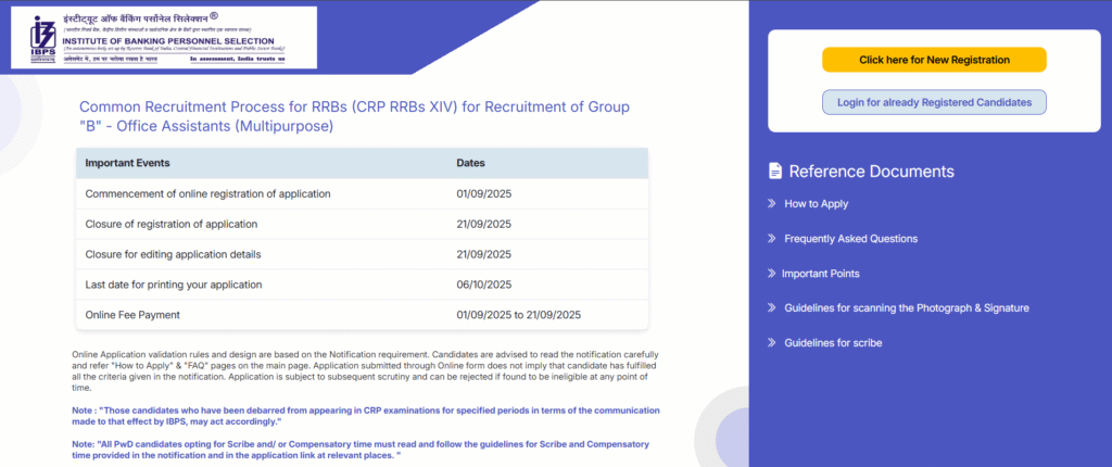 IBPS RRB XIV 13217 Office Assistant Officers