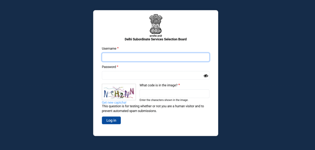 DSSSB Primary Teacher Recruitment 2025