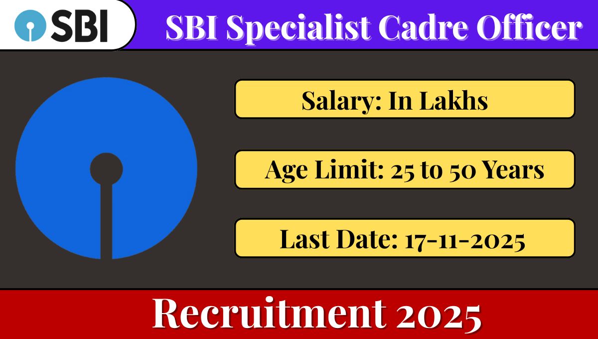 SBI Specialist Cadre Officer