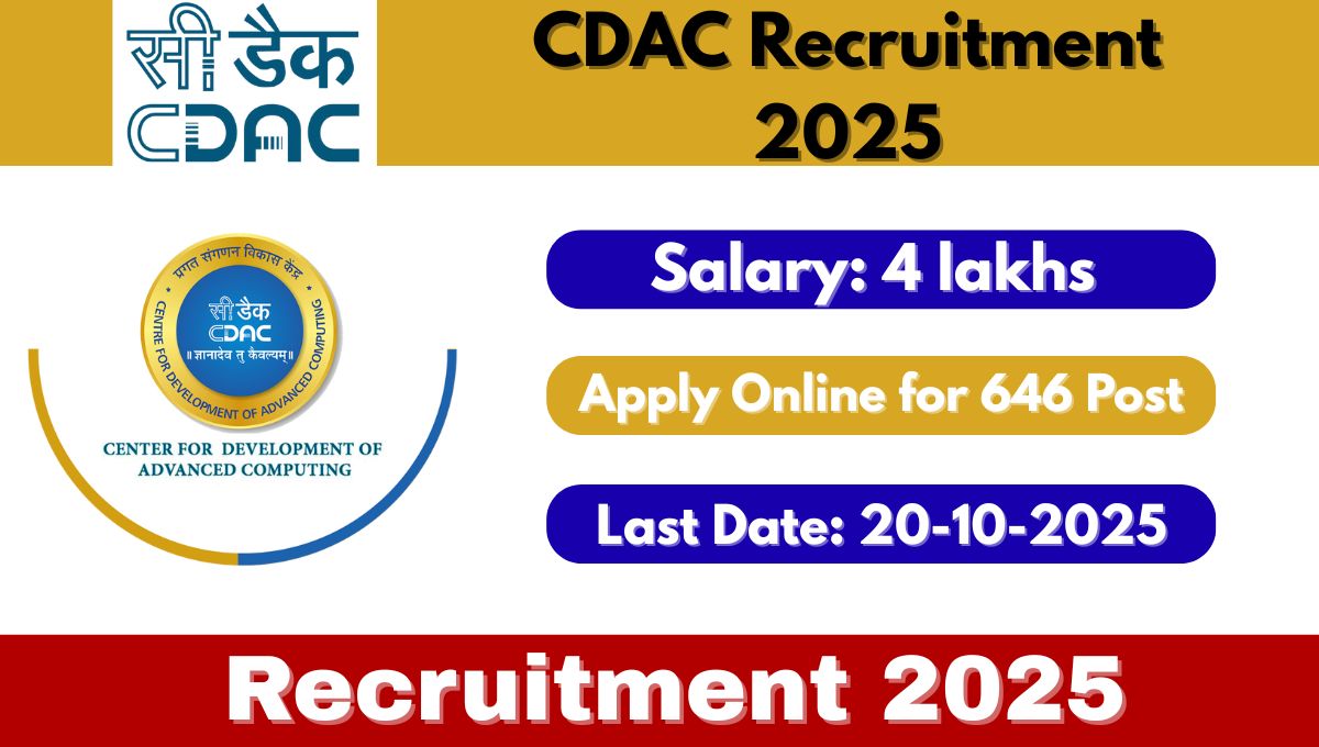 CDAC Recruitment 2025