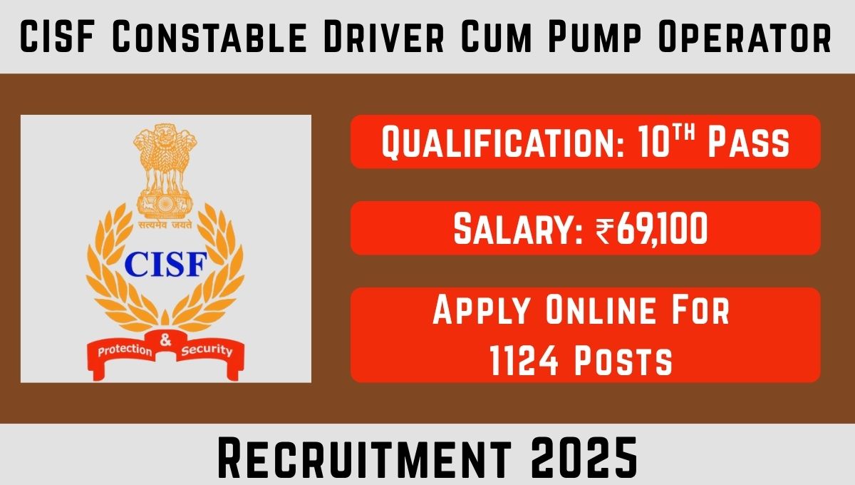 Driver Cum Pump Operator