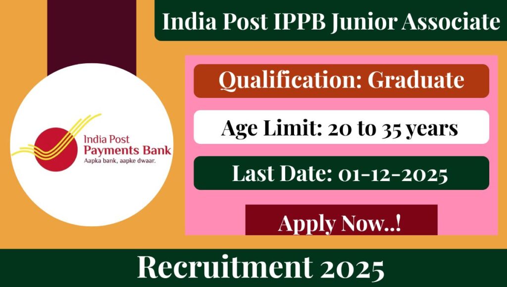 India Post IPPB Junior Associate 