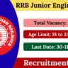 RRB Junior Engineer