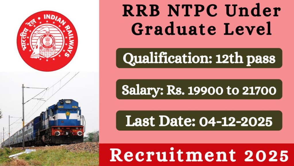 RRB NTPC Under Graduate Level
