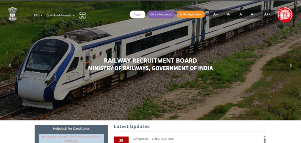 RRB NTPC Under Graduate Level