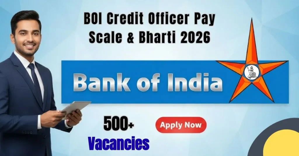 BOI Credit Officer Pay Scale & Bharti 2026