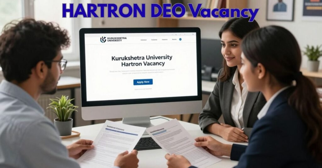 Kurukshetra University Hartron Vacancy 2025-26