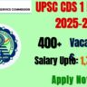 UPSC CDS 1 Paper 2025-26