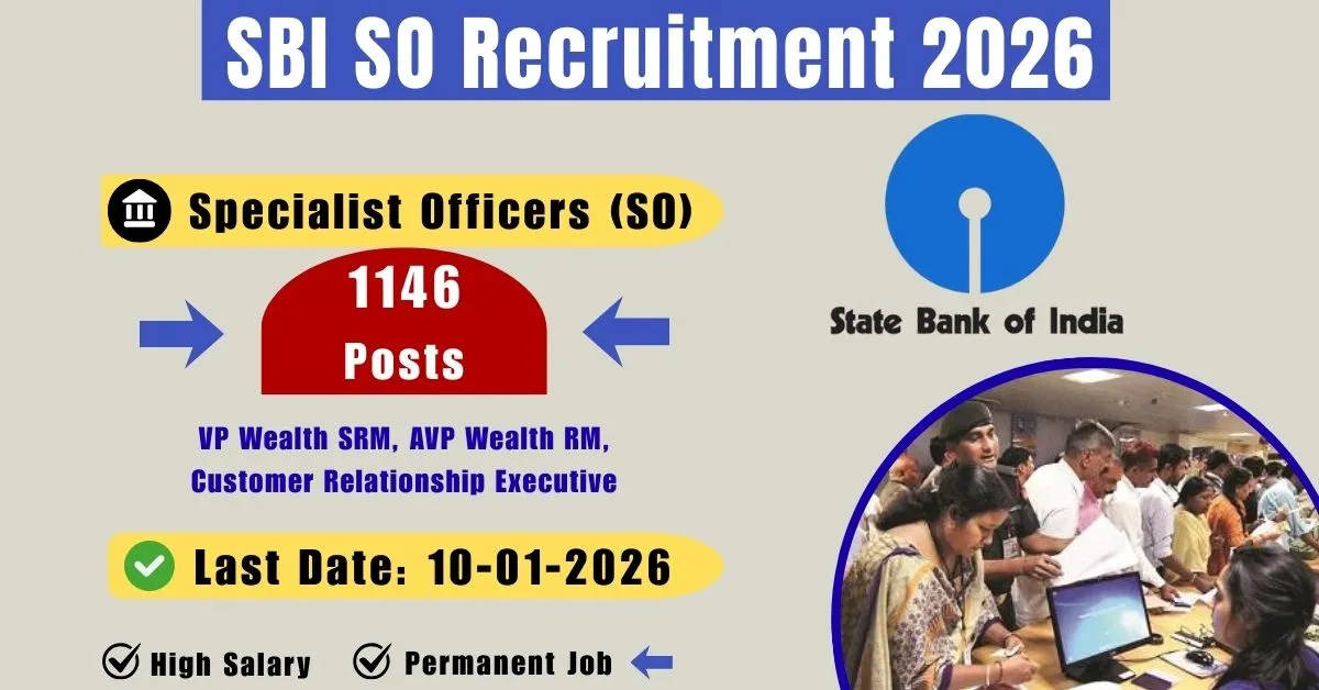 SBI Specialist Officers Bharti 2026