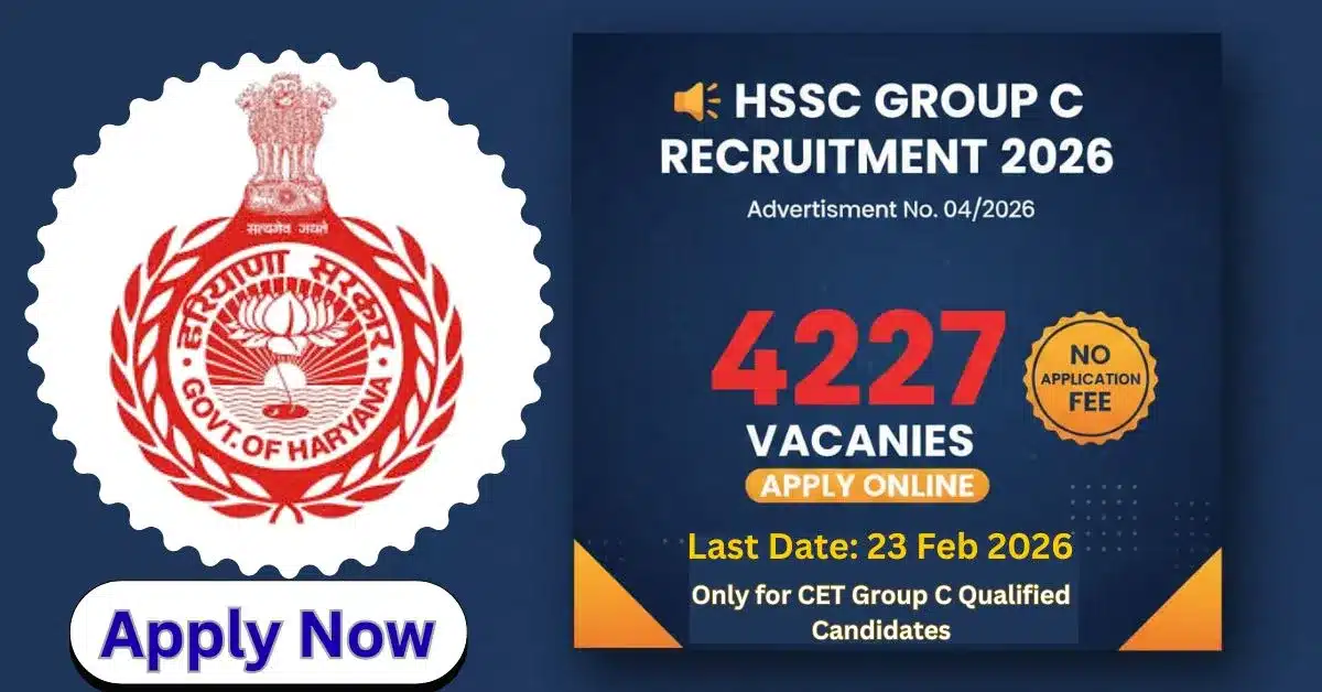 HSSC CET Phase-II Group C Bharti 2026