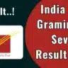 Release India Post GDS Result 2026