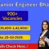 DSSSB Junior Engineer Bharti 2026